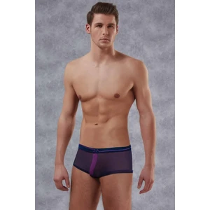 DOREANSE 1586 ERKEK TRANSPARAN LACİVERT BOXER