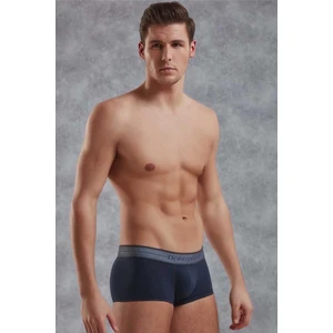 DOREANSE 1774 ERKEK MİNİ PAÇA KOT DESEN MAVİ BOXER