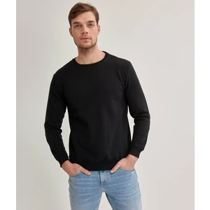 Çetinkaya Mentality Bisiklet Yaka Erkek Siyah Sweatshirt