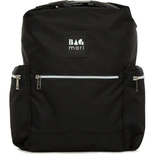 Siyah Kemer Tutmalı Cepli Sırt Çantası