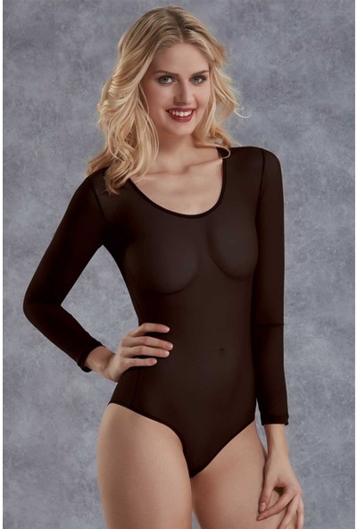 Doreanse Siyah Kadın Body 12414