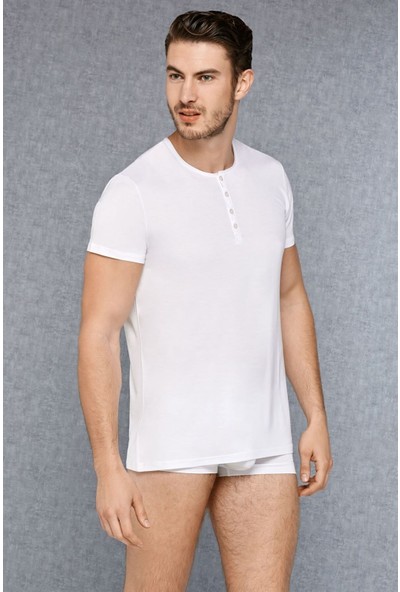 Doreanse Beyaz Erkek T-Shirt 2565