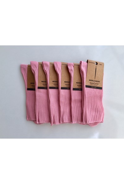 Needle Socks 6'lı Penbe Soket Çorap