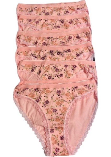 Kadın 6'lı Paket Külot 0821-P