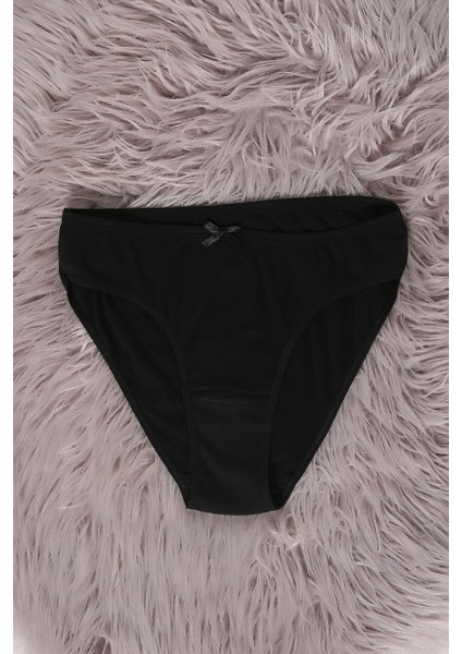 Kadın 6'lı Paket Külot Siyah 0678- modelleri