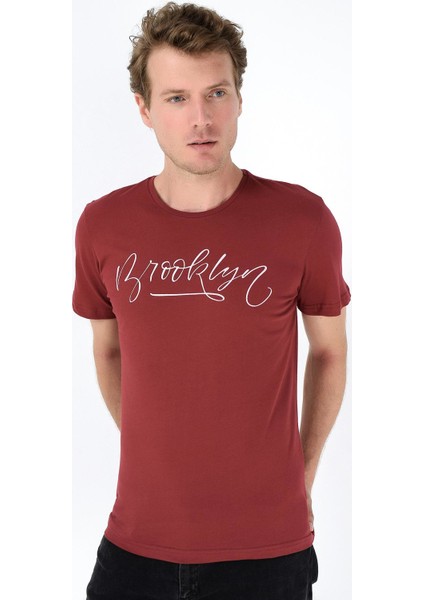 Brooklyn El Yazi Baskili Tshirt