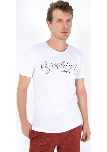 Brooklyn El Yazi Baskili Tshirt