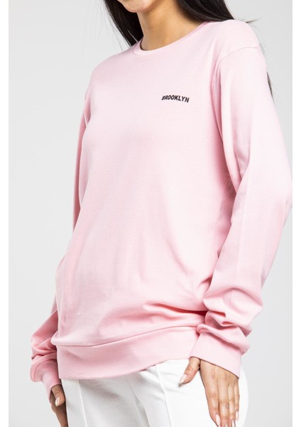 Kadın Bisiklet Yaka Sweatshirt