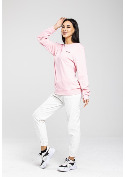 Kadın Bisiklet Yaka Sweatshirt