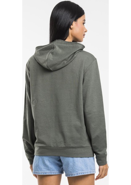 Baskılı KapüşonluKanguru Cepli Sweatshirt