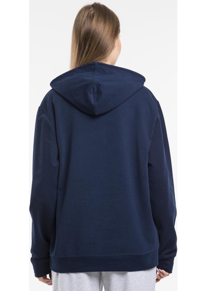 Baskılı KapüşonluKanguru Cepli Sweatshirt