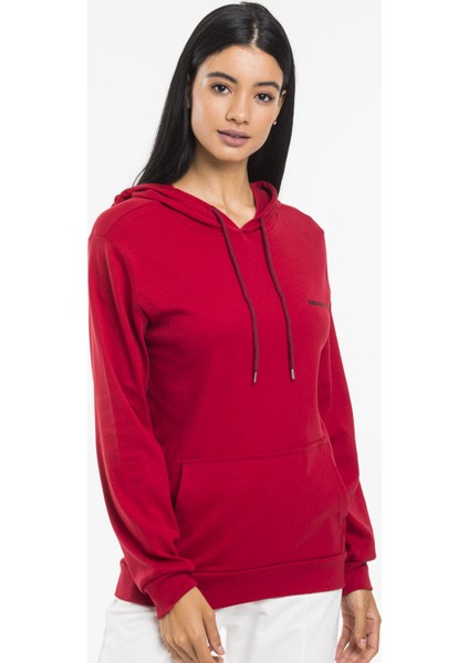Baskılı KapüşonluKanguru Cepli Sweatshirt