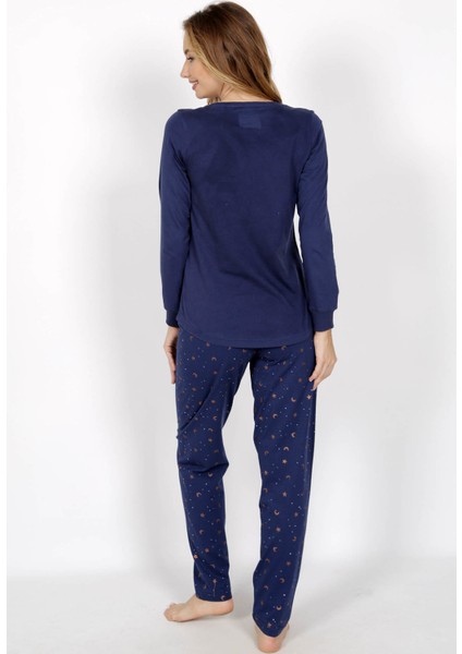 Pamuklu Uzun Kol Pijama Takım