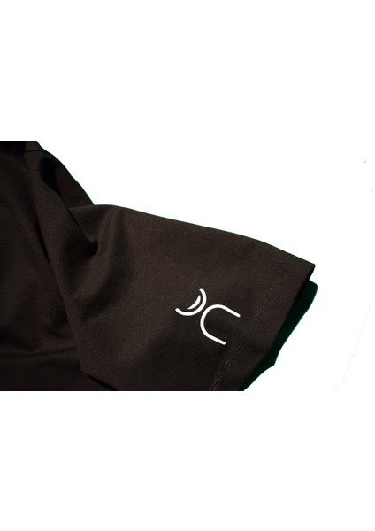 Lovesick Siyah Baskılı Tişört Unisex modelleri