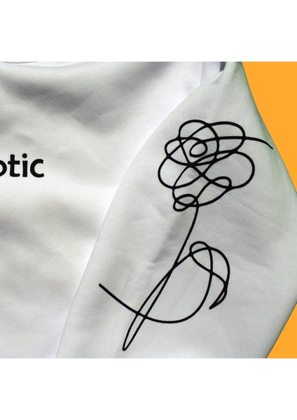 Chaotic Sweat Beyaz Oversize / Büyük Beden Unisex