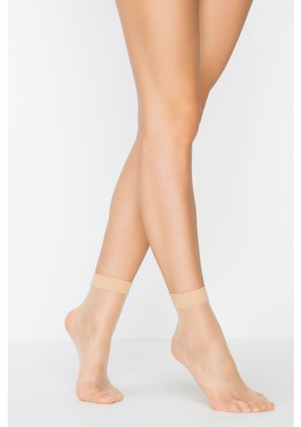 FIT(15D) Soket Çorap-Sahra 51- (12 Çift)