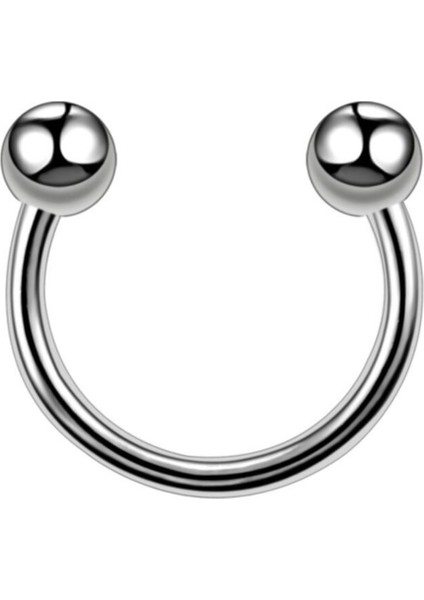 316 Çelik Kıkırdak Dudak Tragus Piercing 8 mm