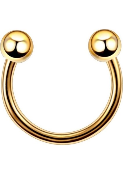 316 Çelik Kıkırdak Dudak Tragus Piercing 12 mm