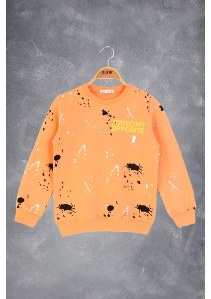 Erkek Çocuk Baskılı Sweatshirt