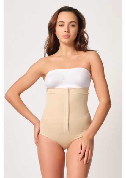Önden Agraflı Dikişsiz Slip Korse
