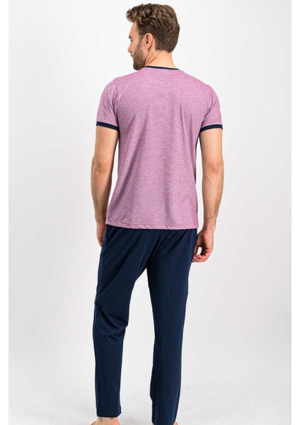 617 Los Angeles Mürdümmelanj Erkek Pijama Takımı modelleri