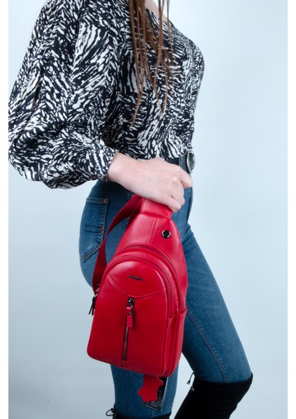 4270 %100 Hakiki Deri Erkek Body Bag Çanta