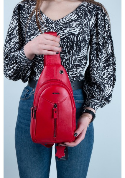 4270 %100 Hakiki Deri Erkek Body Bag Çanta
