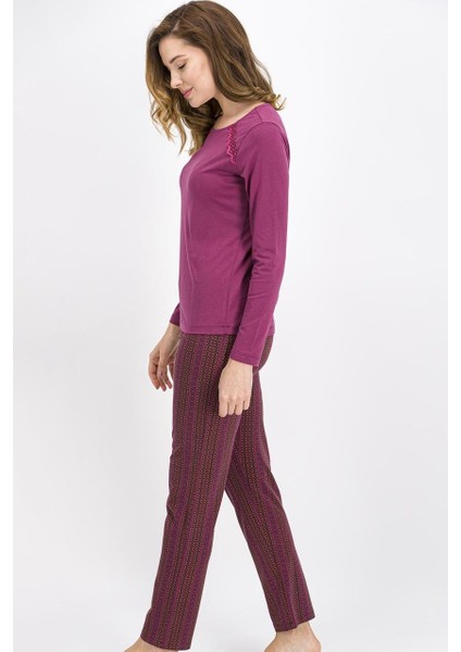 917 Ethnic Kadın Pijama Takımı