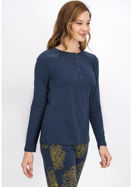 923 Jasmine Mat Kadın Pijama Takımı