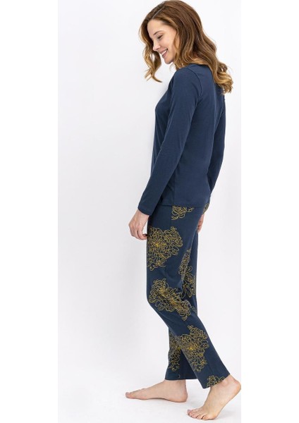 923 Jasmine Mat Kadın Pijama Takımı