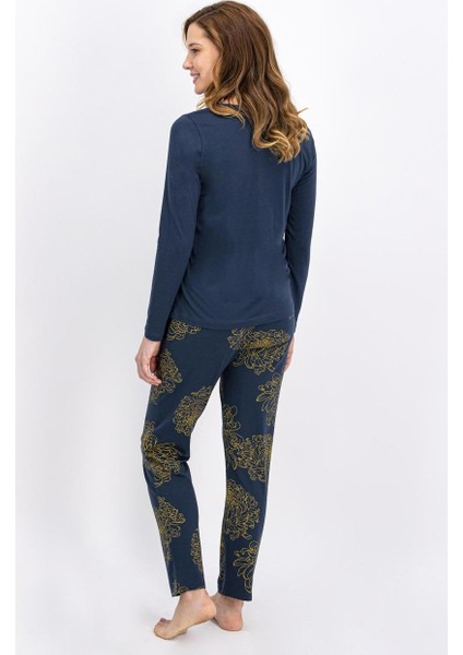923 Jasmine Mat Kadın Pijama Takımı