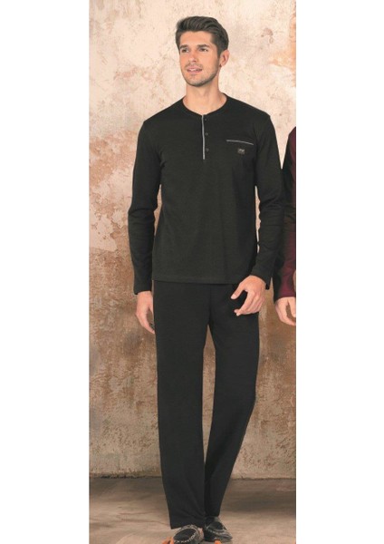 851 Erkek Uzun Kollu Pijama Takımı