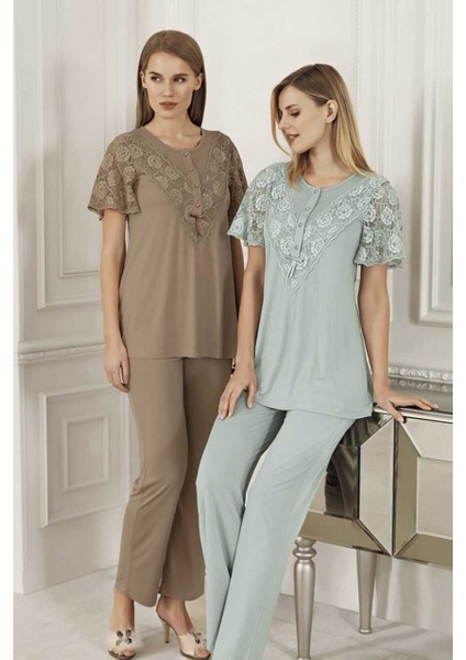 Artış 6201 Kadın Kısa Kollu Pijama Takımı