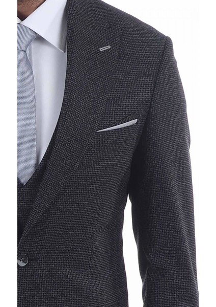 Slimfit Yelekli Drop 6 Takım