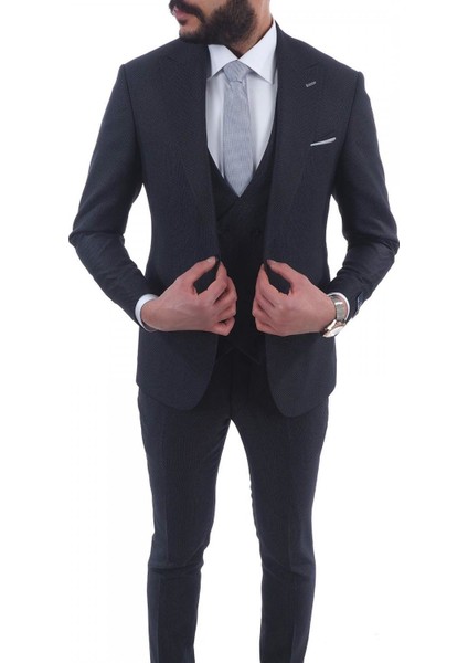 Slimfit Yelekli Drop 6 Takım