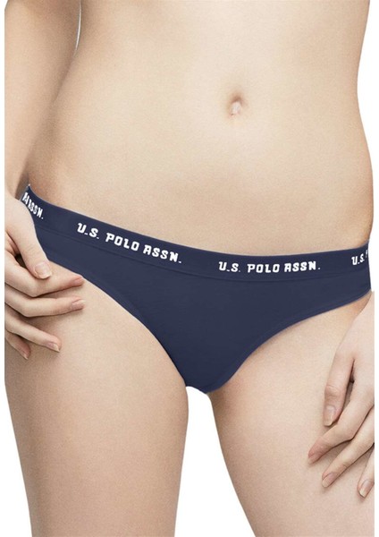 Kadın Lacivertvert - Fuşya - Beyaz 3 'lü Slip