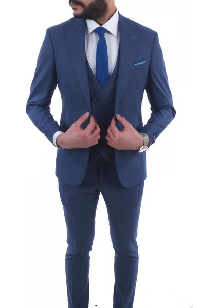 Slimfit Yelekli Drop 6 Takım
