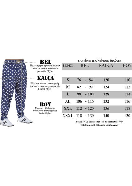 Erkek Eşofman Altı | Pamuklu, Şalvar Kesim Body Pantolon