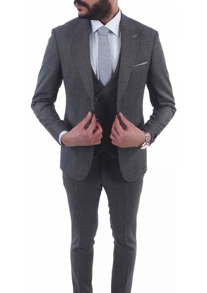 Slimfit Yelekli Drop 6 Takım