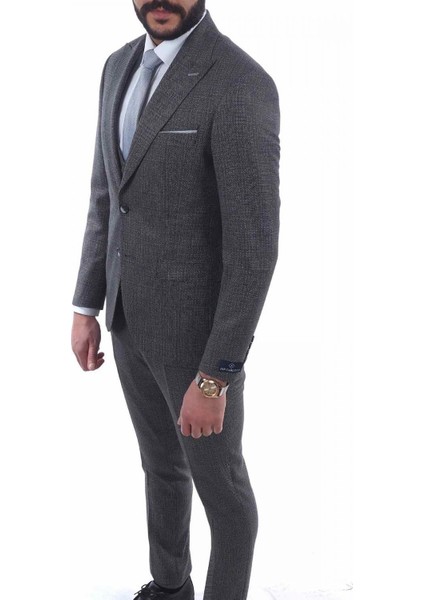 Slimfit Yelekli Drop 6 Takım