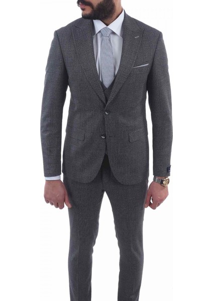Slimfit Yelekli Drop 6 Takım