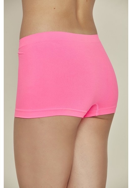 C13000 Dikişsiz Boxer Fuşya Neon