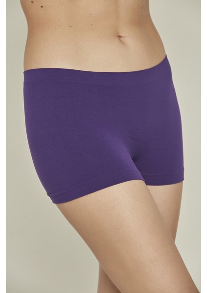 C13000 Dikişsiz Boxer Mor