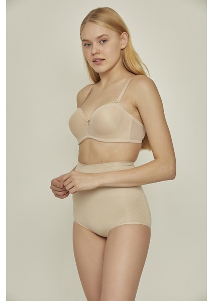 C17024 Yüksek Bel Slip Korse Ten