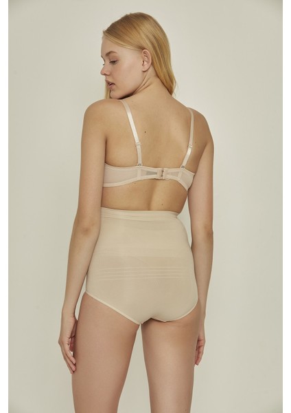 C17024 Yüksek Bel Slip Korse Ten
