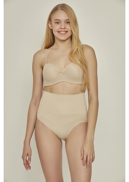 C12200 Seamless Slip Pantolon Korse Ten