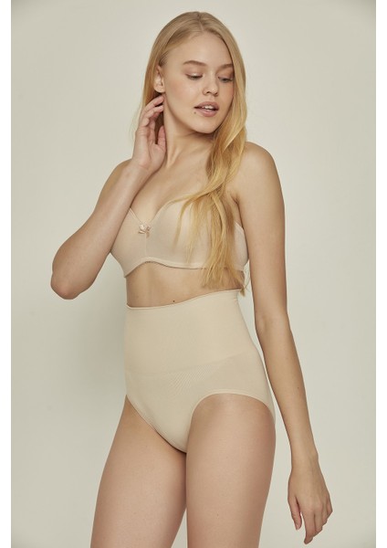 C12200 Seamless Slip Pantolon Korse Ten