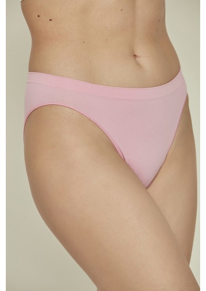 C13001 Dikişsiz Slip Külot Pembe Neon