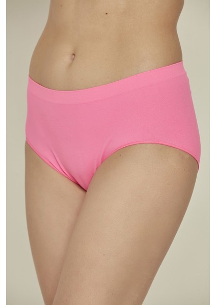 C13002 Dikişsiz Boxer Fuşya Neon