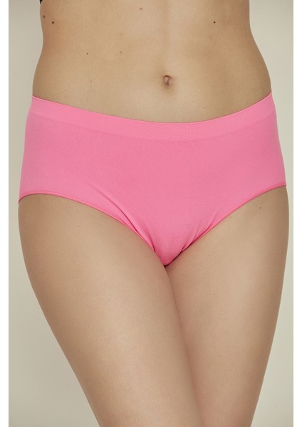 C13002 Dikişsiz Boxer Fuşya Neon